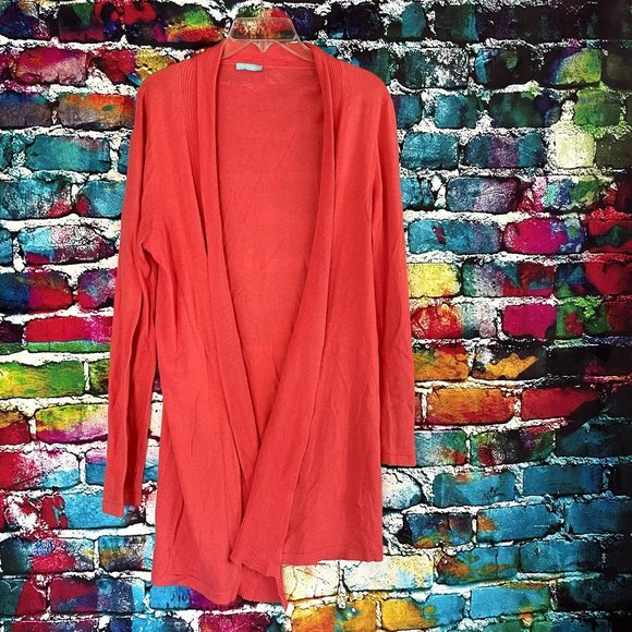 J. McLaughlin Open Front Cardigan Sweater Size medium - Picture 1 of 6